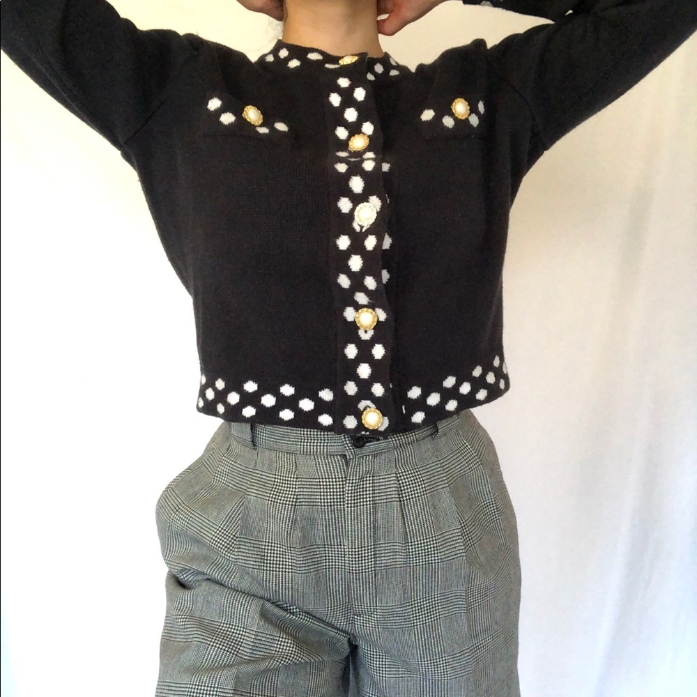 Vintage Button down Sweater - Picture 6 of 7